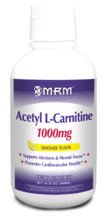 Acetyl L-Carnitine 1000 mg Liquid (Lemonade 16 oz.) This Acetyl L-Carnitine is easily absorbed and ready for energy production to help you focus, remember and work or train better..